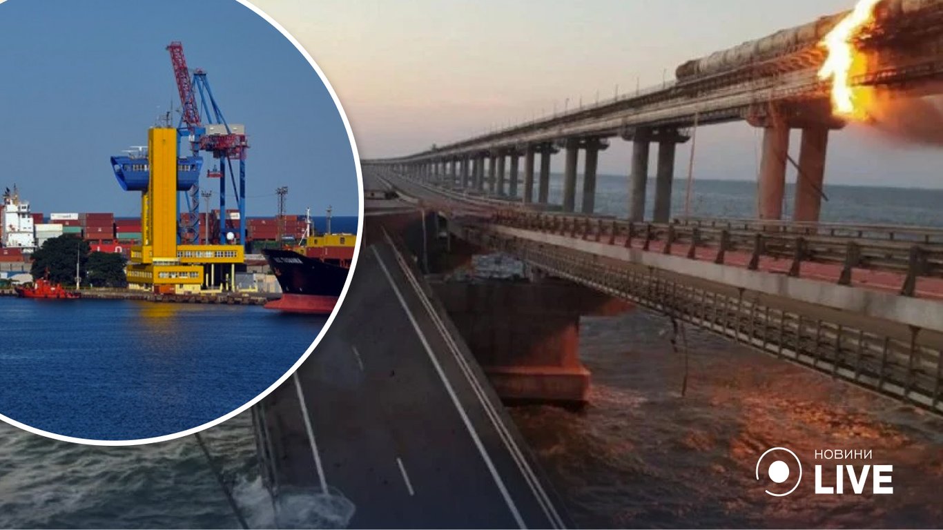ФСБ рф заявило, що вибухівку для підриву Керченського моста відправили з Одеси