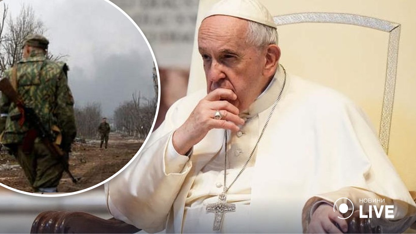 Папа Римский призвал остановить войну в Украине и прокомментировал обстрелы