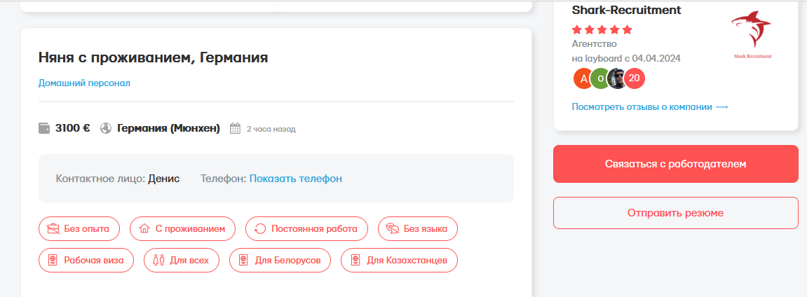 Зарплата от 3 100 евро и выше — в Германии нужны няни-гувернантки из Украины - фото 1