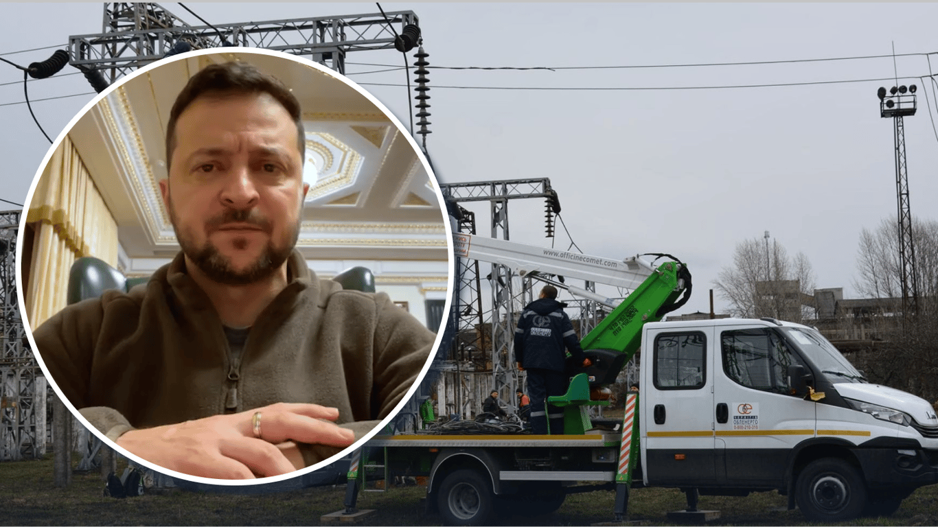 Скільки Україна вже відновила об'єктів електропостачання: звернення Зеленського