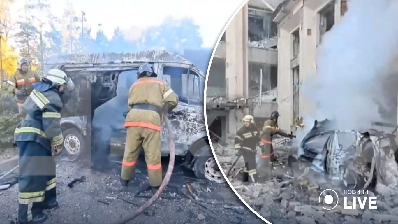 У Донецьку завдали удару по будівлі міськради