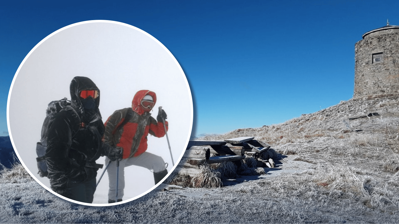 Погода в Карпатах – на горе Поп Иван зафиксировали восемь градусов мороза