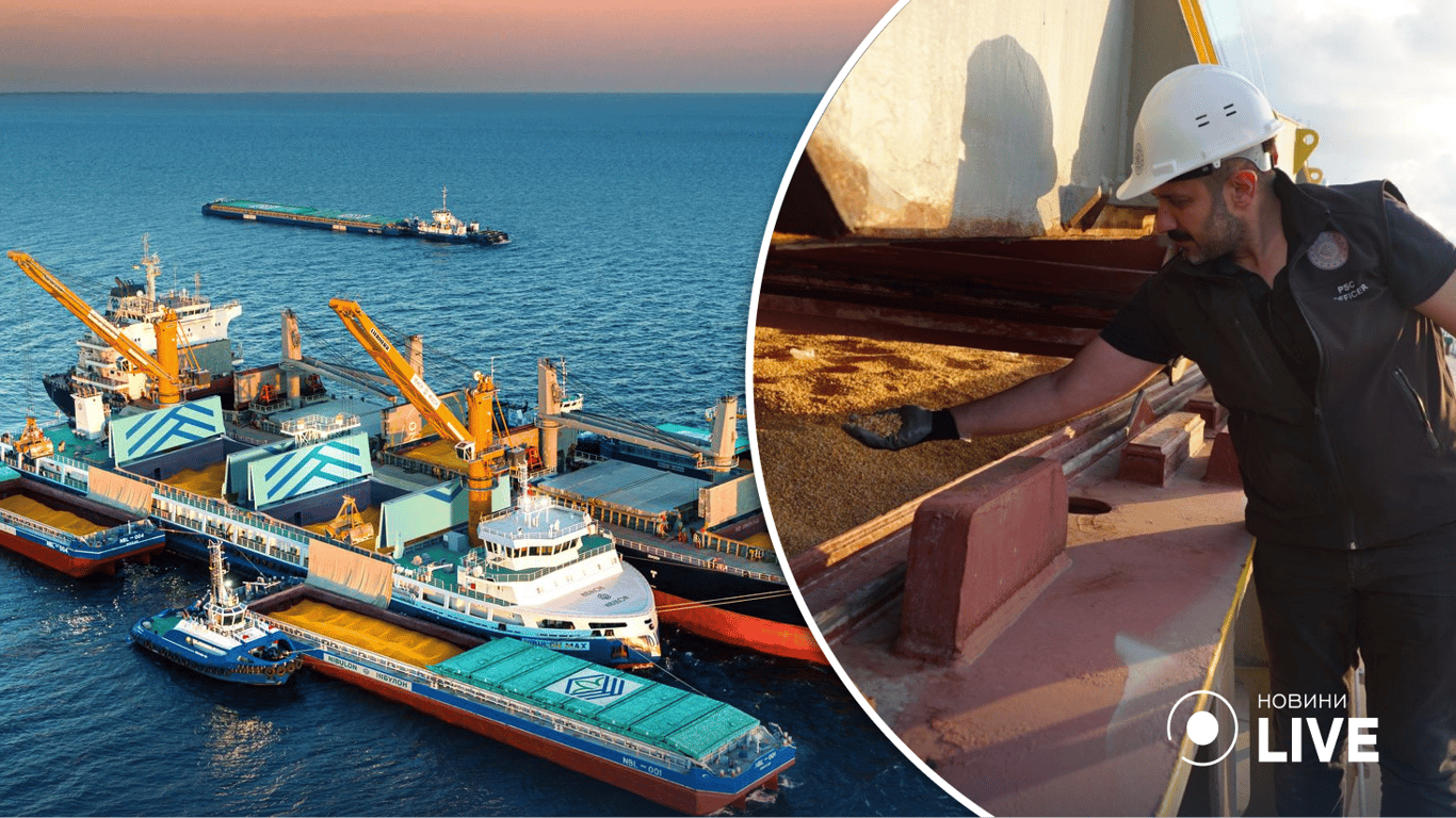 З портів великої Одеси  відправлено 8 млн тонн української агропродукції