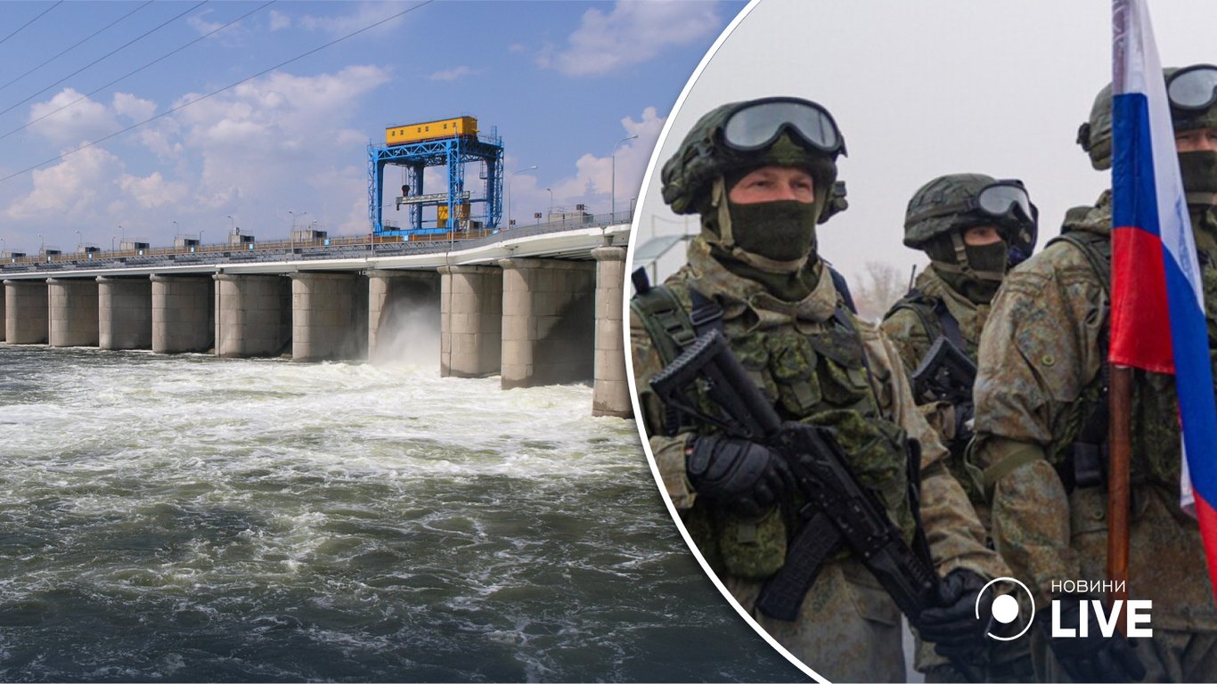 Российские оккупанты еще в апреле планировали взорвать Каховскую ГЭС