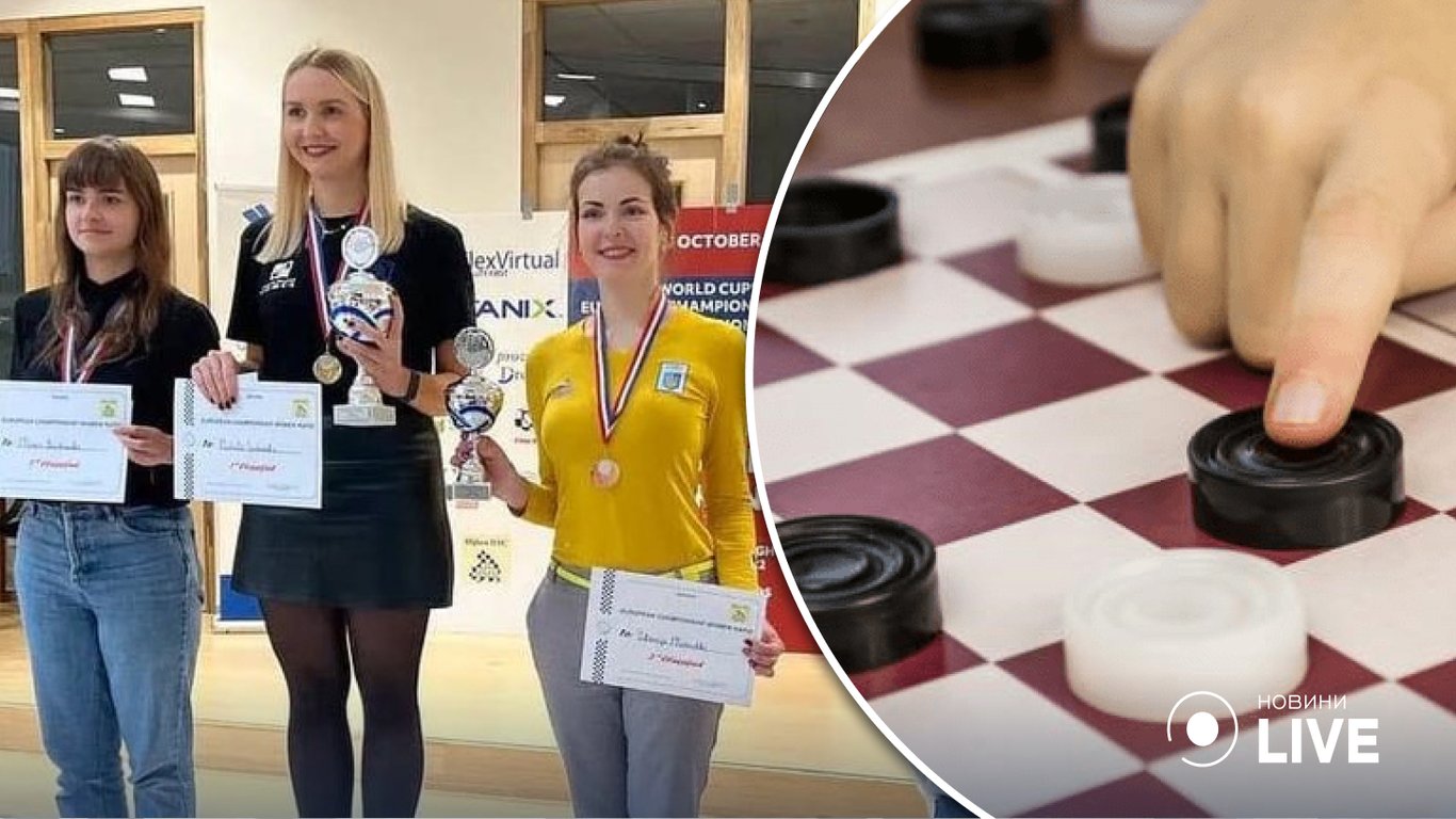 Одесская шашистка снова завоевывает медали на международной арене