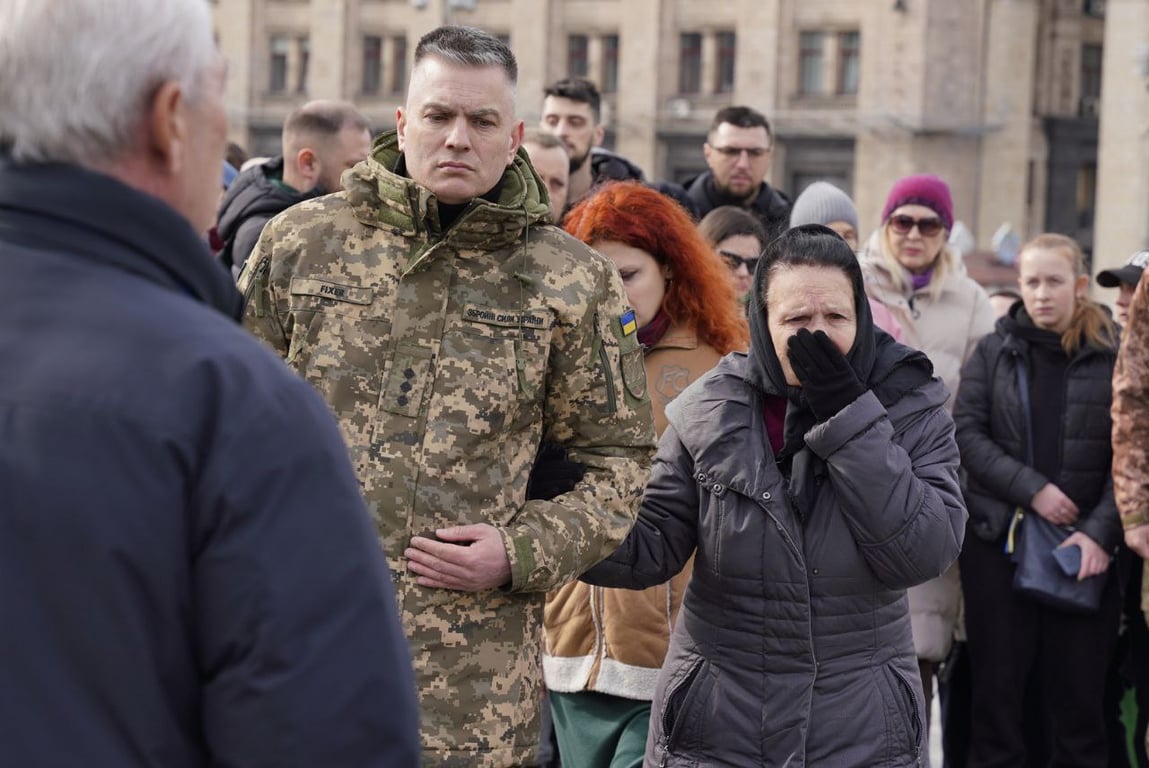 Прощання з Василем Ратушним, який загинув на фронті