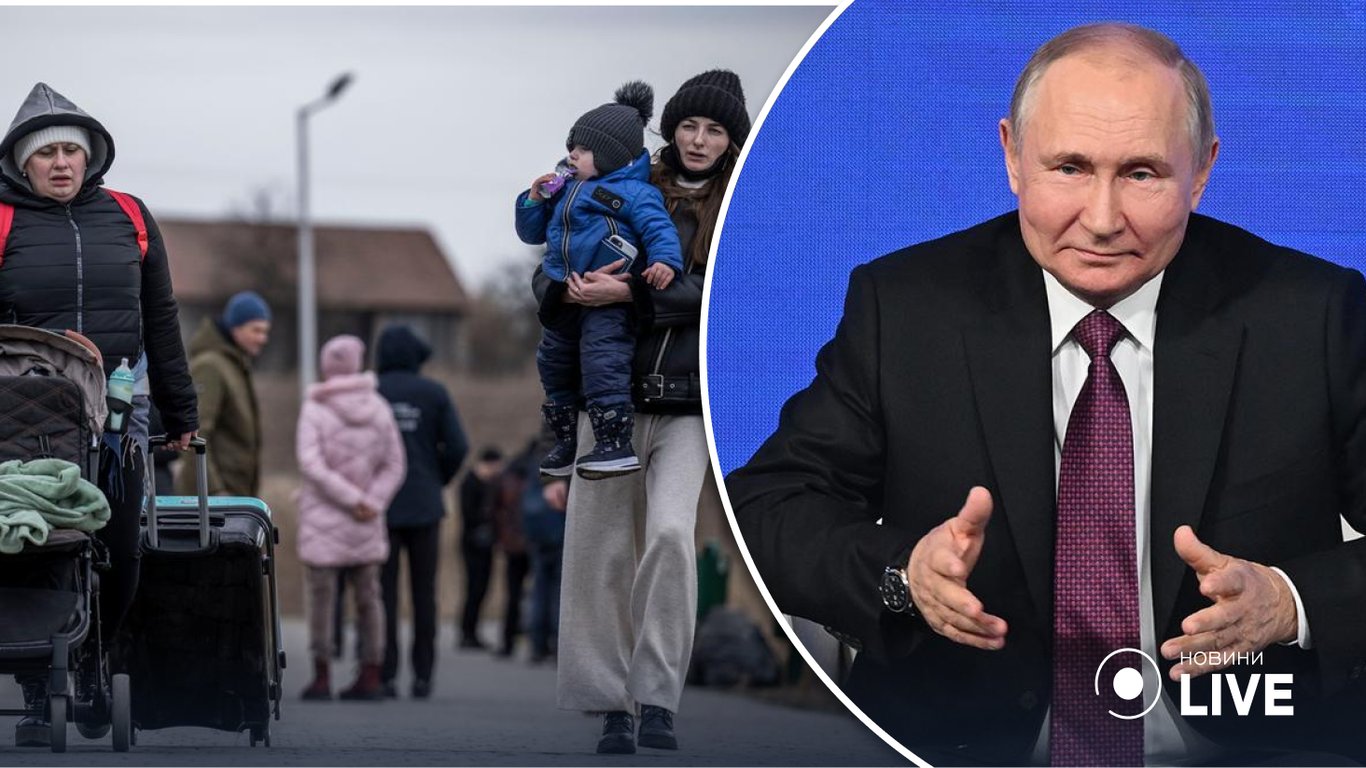 Володимир путін посміявся над українськими біженцям в Європі — що сказав диктатор