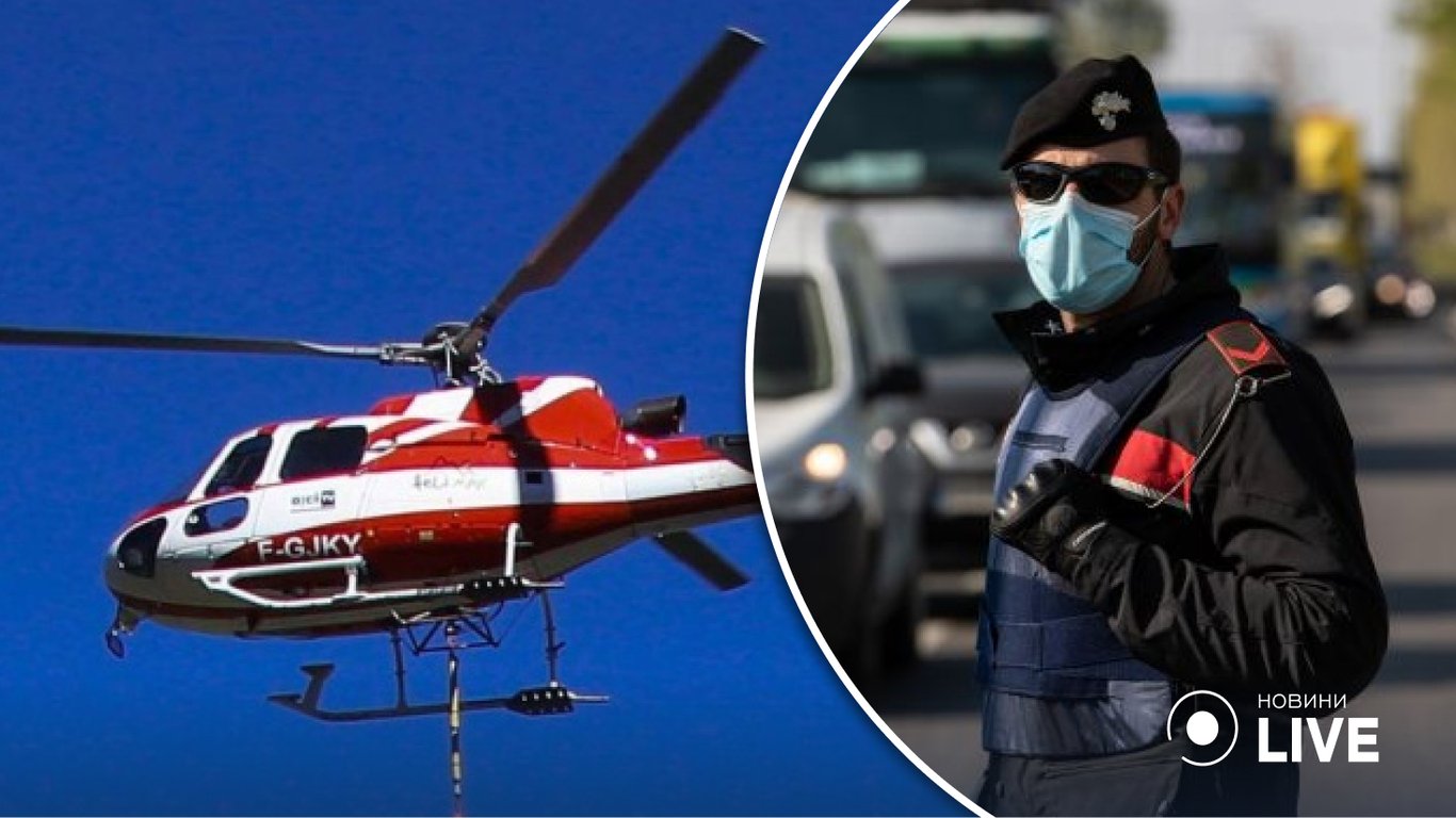 В Италии разбился вертолет с туристами: что известно