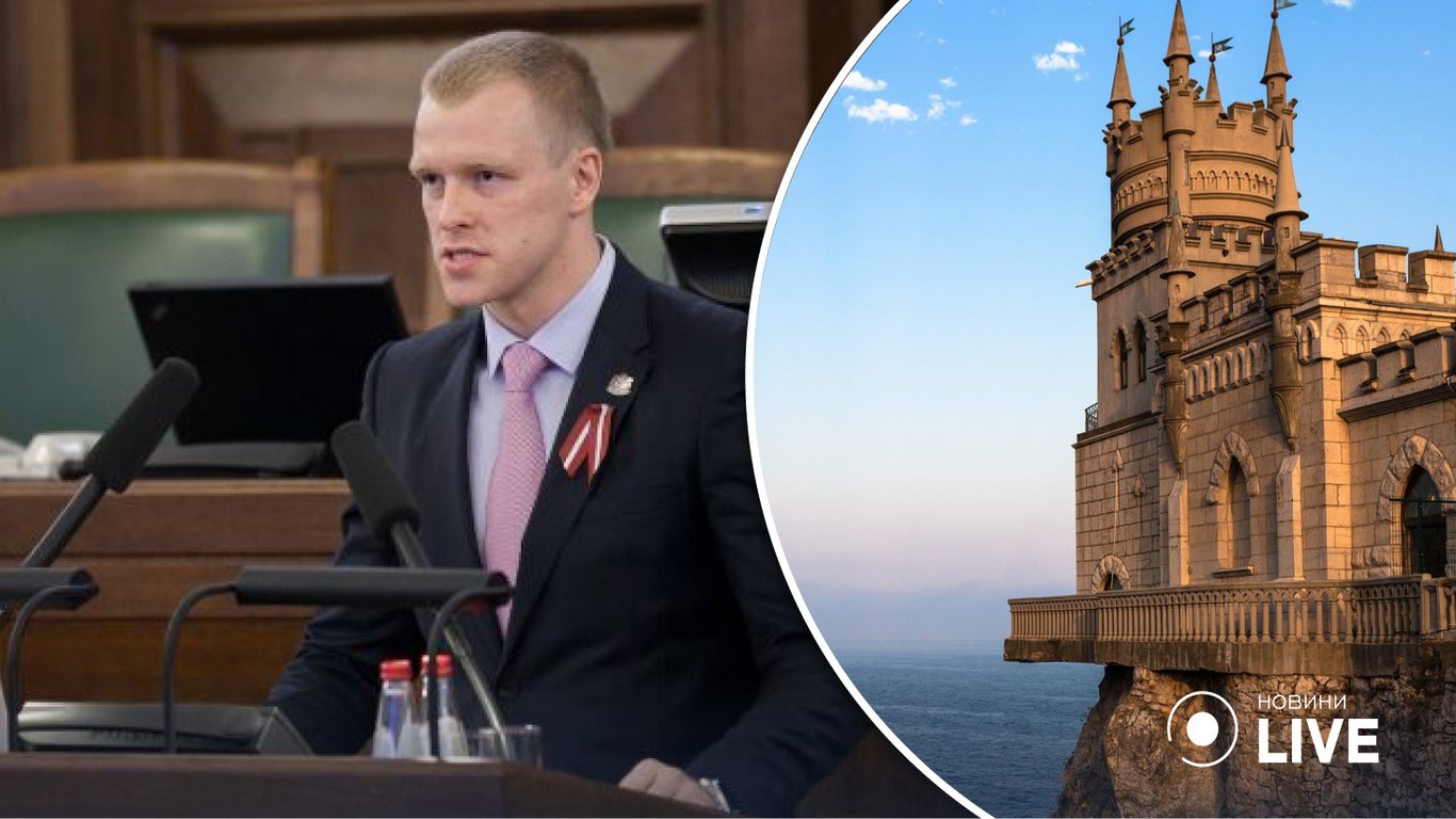 Мэр одного из городов Латвии назвал Крым российским