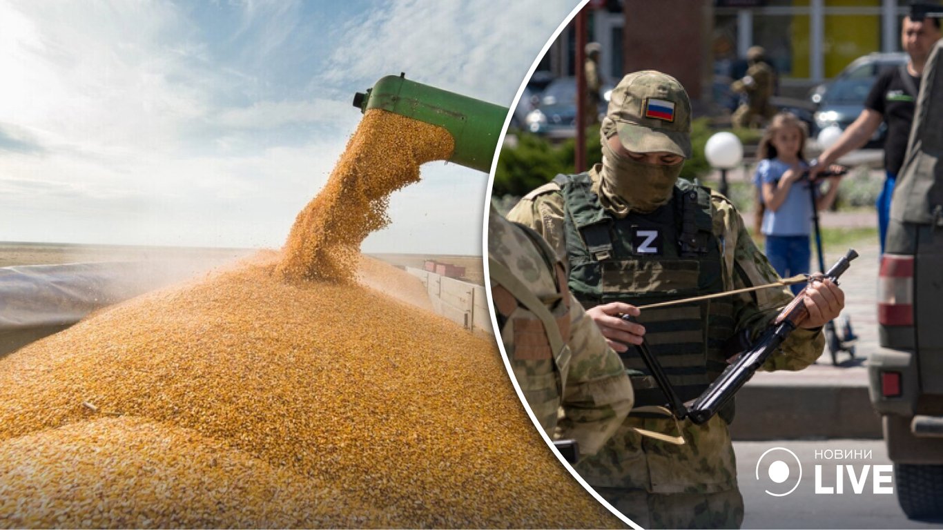 Зерно - оккупанты вывозят из Мариуполя украинский урожай