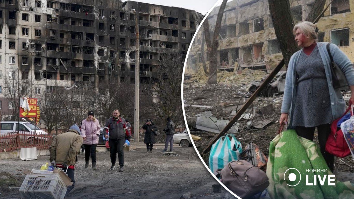 Маріуполь - Андрющенко показав обстріляні окупантами пологовий будинок та дитячу лікарню