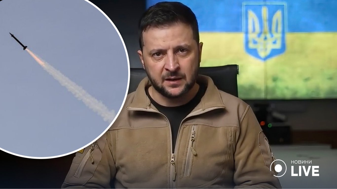 Зеленский прокомментировал обстрел Украины 23 ноября