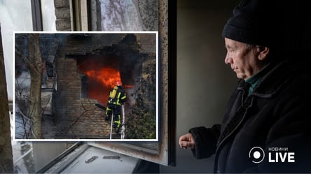 "Дивилися, як горить наша квартира": постраждалі від вибуху ракети кияни залишилися просто неба і живуть у школі - 285x160