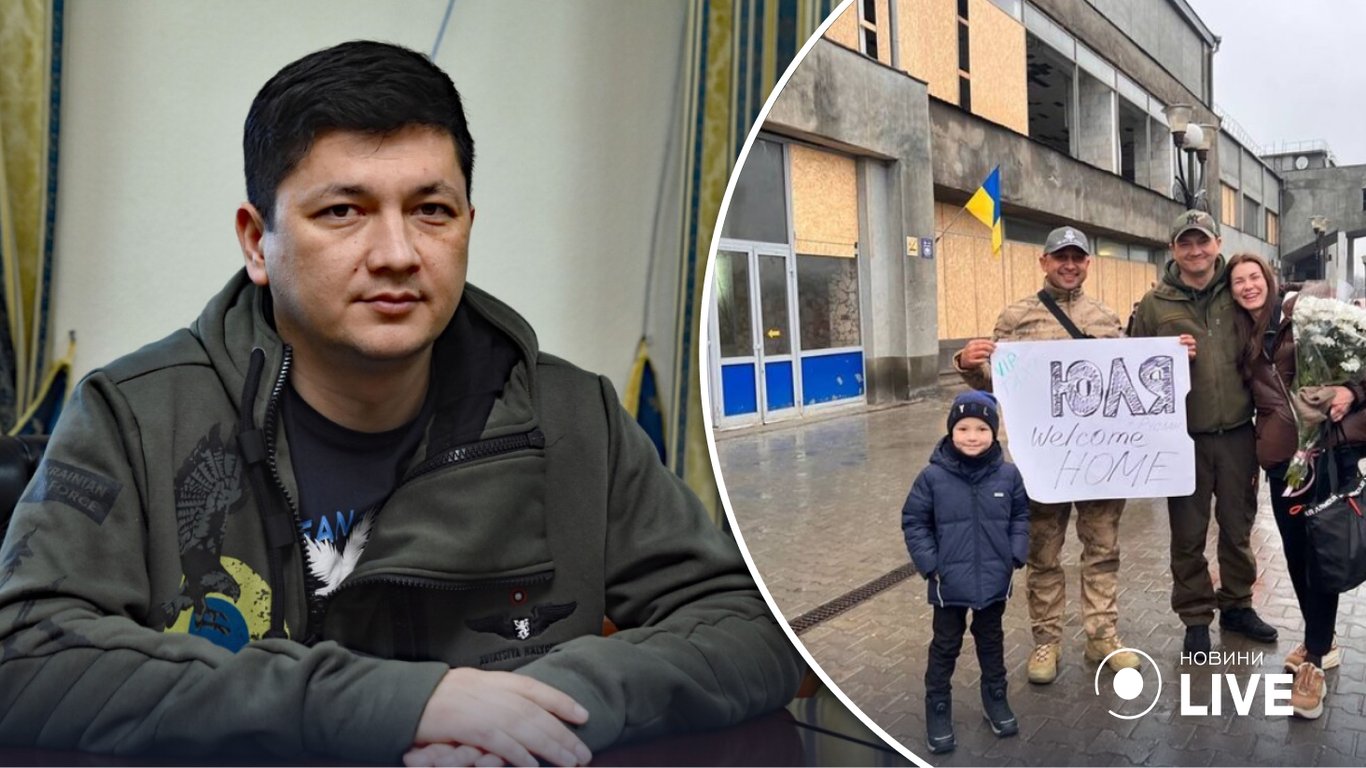 Виталий Ким встретил жену и сына в Николаеве - как состоялась встреча