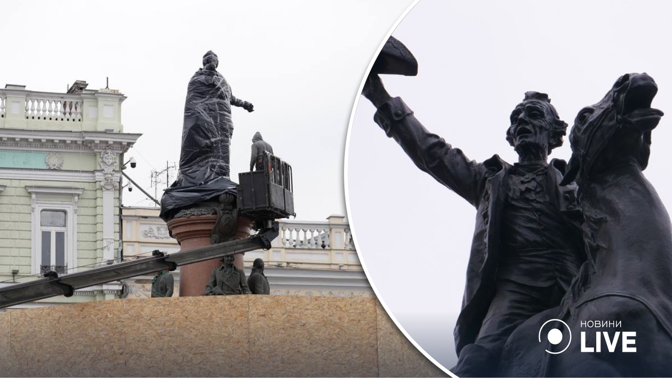 Стало відомо куди саме можуть перенести пам'ятник Катерині ІІ та Суворову