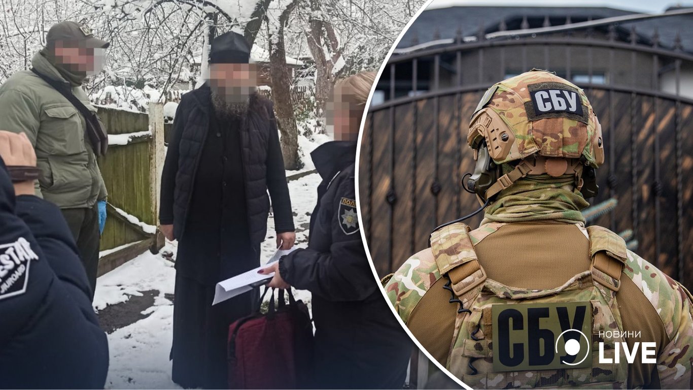 СБУ провела обшуки в церквах МП та виявила матеріали, що заперечують існування України