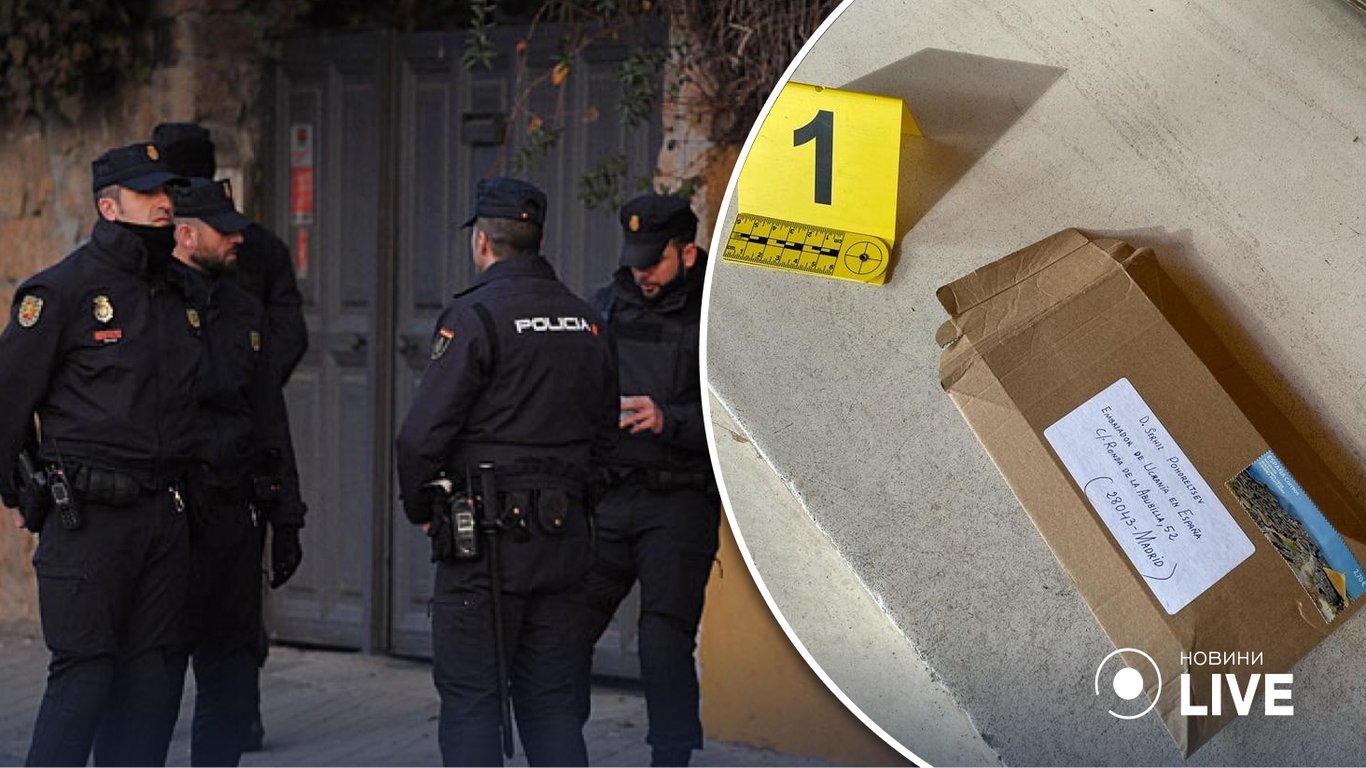 СМИ узнали, кому был адресован конверт с взорвавшейся бомбой в посольстве Украины в Мадриде