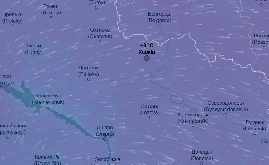 Прогноз погоди в Харкові на 14 грудня