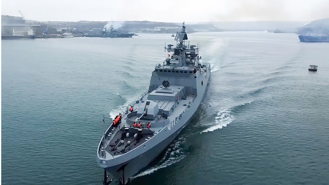 Кількість кораблів рф у Чорному морі