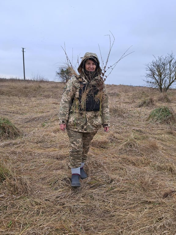 Ірина Голосна на службі. Фото: Ірина Голосна