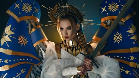 "Мисс Украина Вселенная-2022" представила костюм "Воин света", с которым поедет на конкурс в США - 285x160