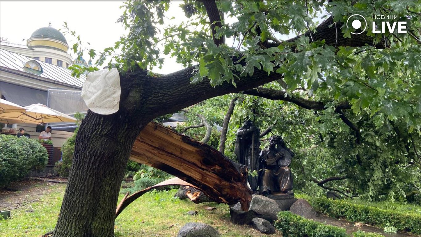 Київ накрила потужна злива 22 липня