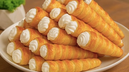 Трубочки з кремом — перевірений рецепт для новачків - 285x160