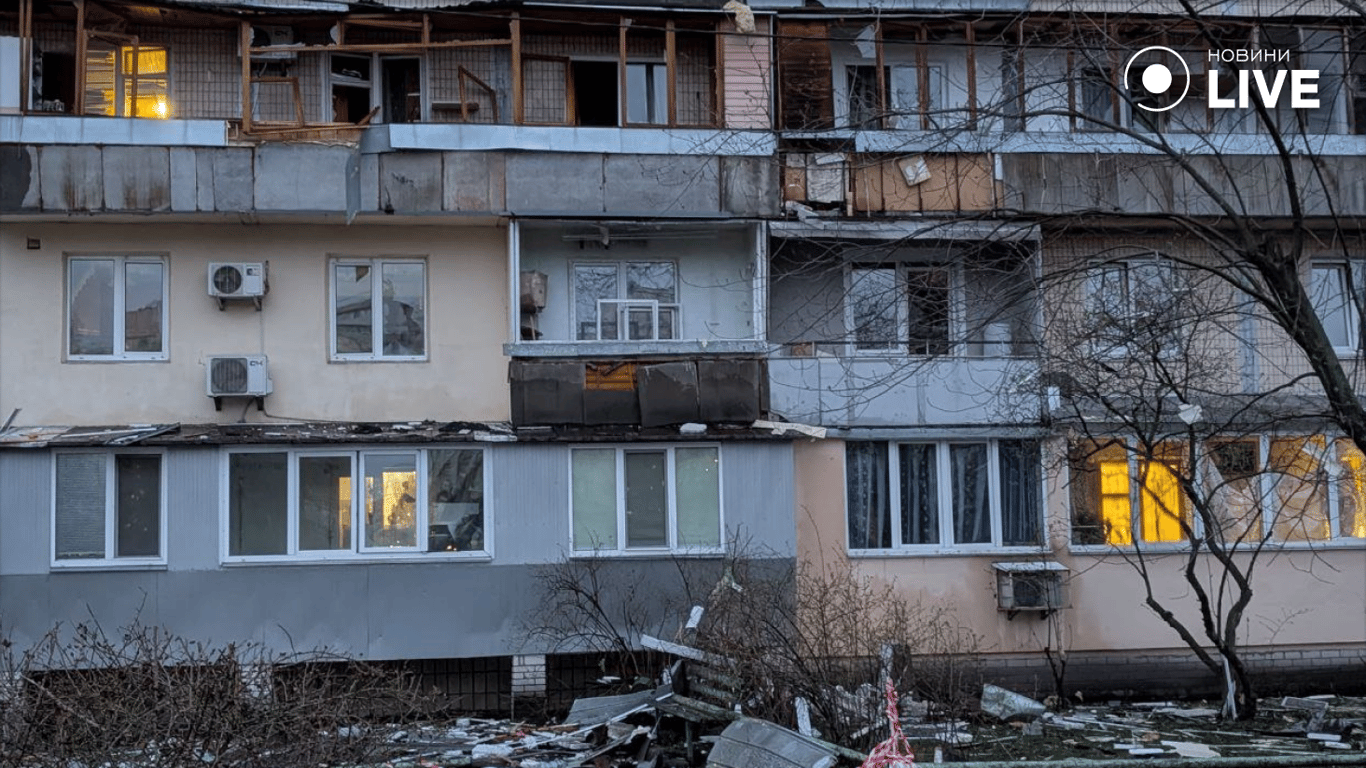 Наслідки обстрілу Києва 23 березня