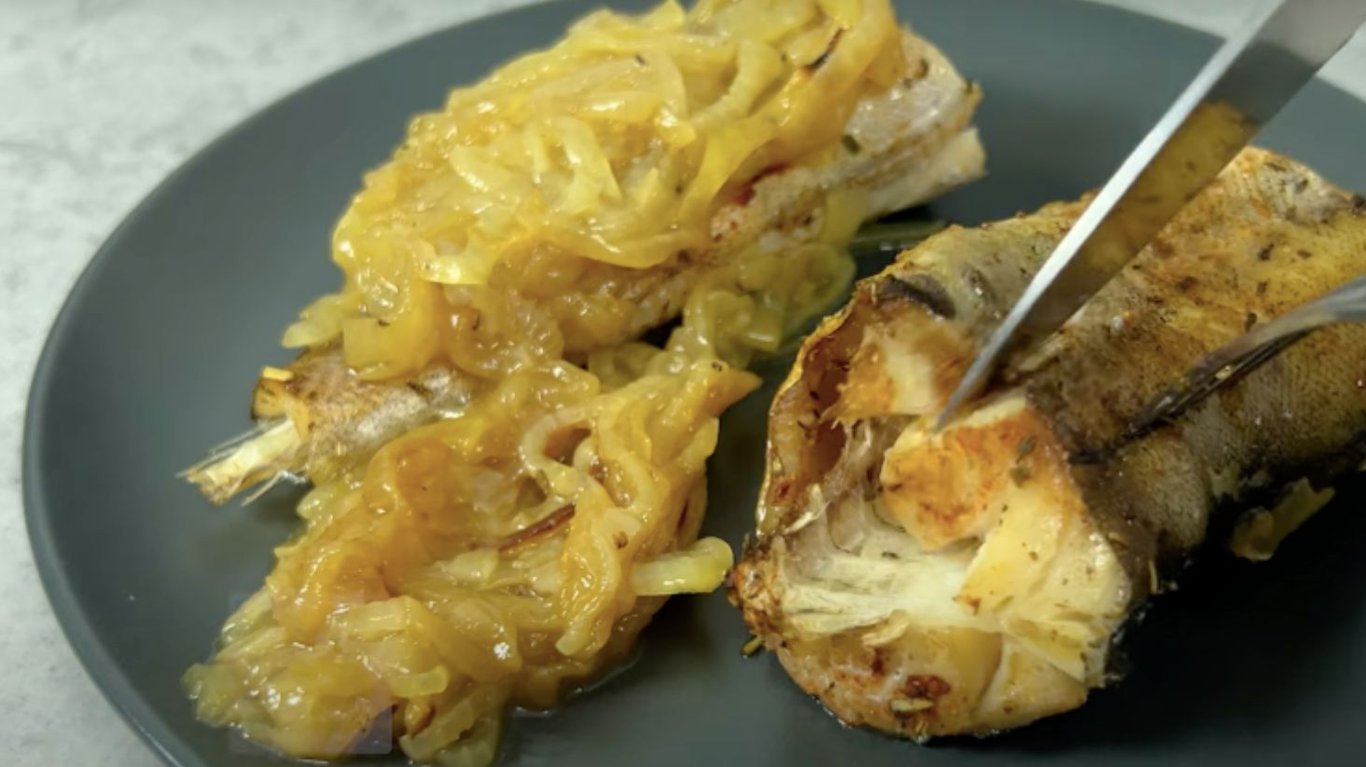 як приготувати хек у духовці