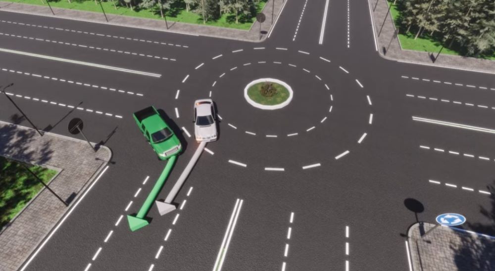 Хто порушує ПДР — складна ситуація на круговому перехресті - фото 2