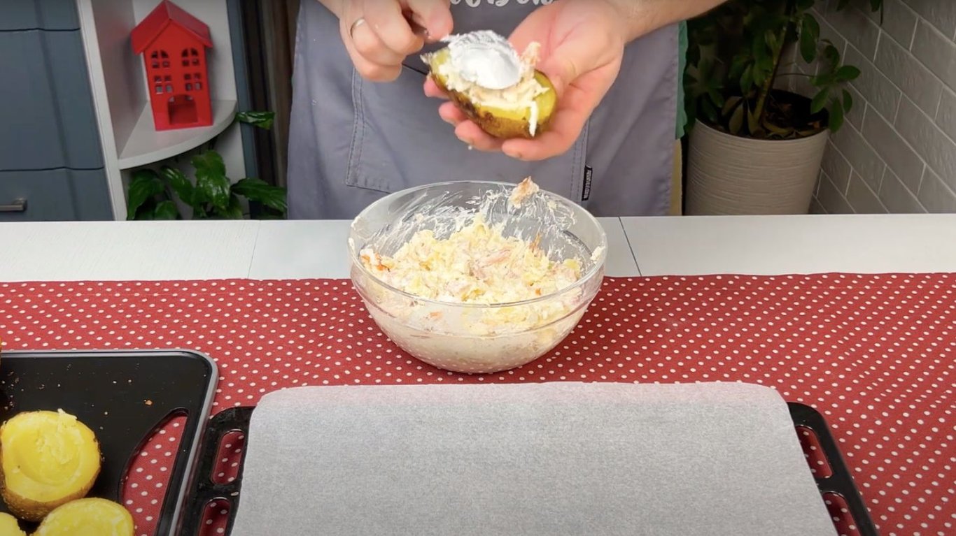 закуска з картоплі та куркою