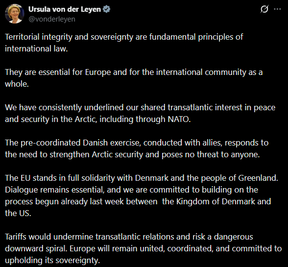 Таможенная война из-за Гренландии — ЕС реагирует на угрозы Трампа - фото 1