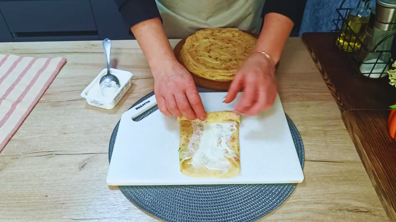 рецепт млинців з начинкою