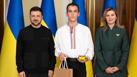 Підліток-герой з Одещини отримав нагороду від президента - 290x166
