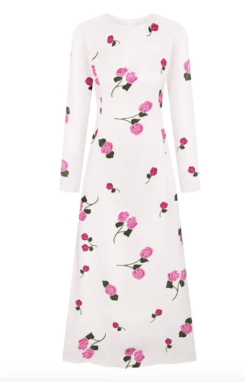 Образ в сукні з квітковим принтом завжди доречний