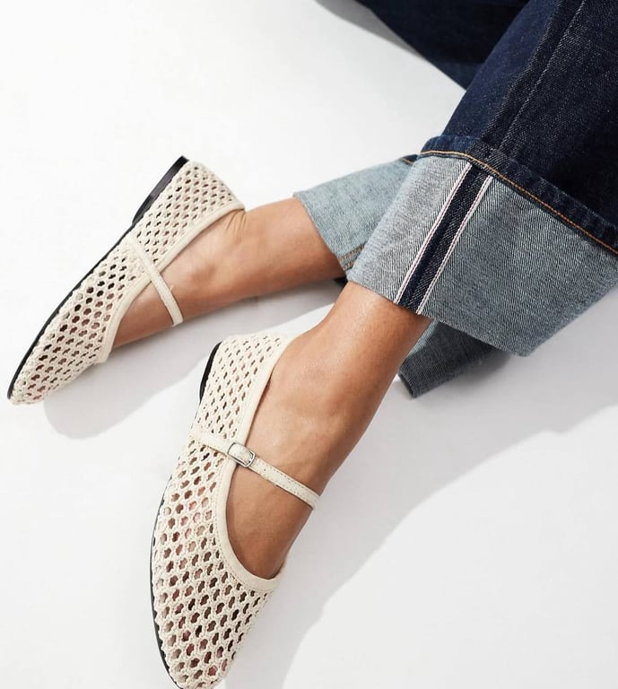 Балетки кроше, що мають не тільки зручний, але і стильний вигляд