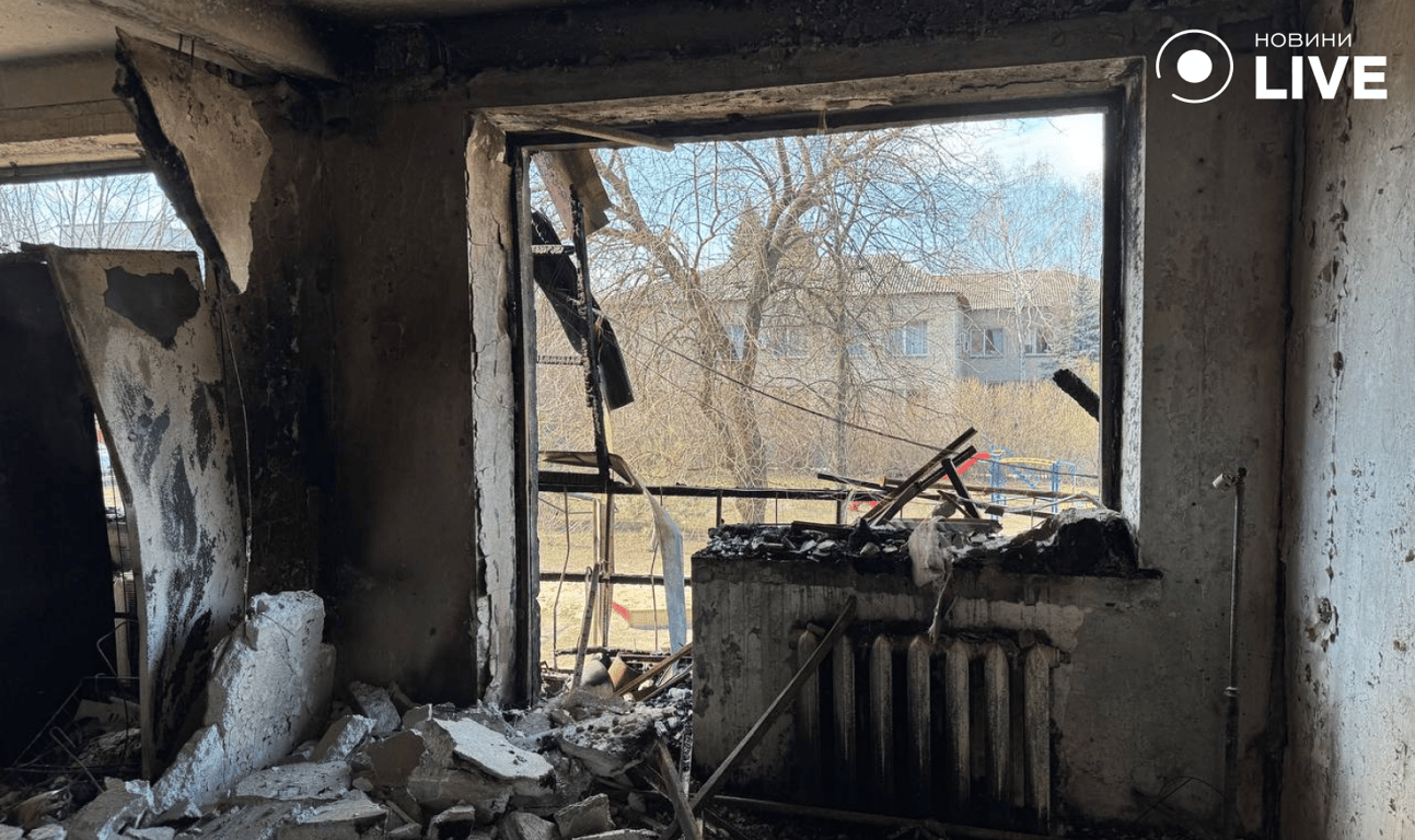 Добропілля після російської атаки: зруйновані будинки та вибиті вікна
