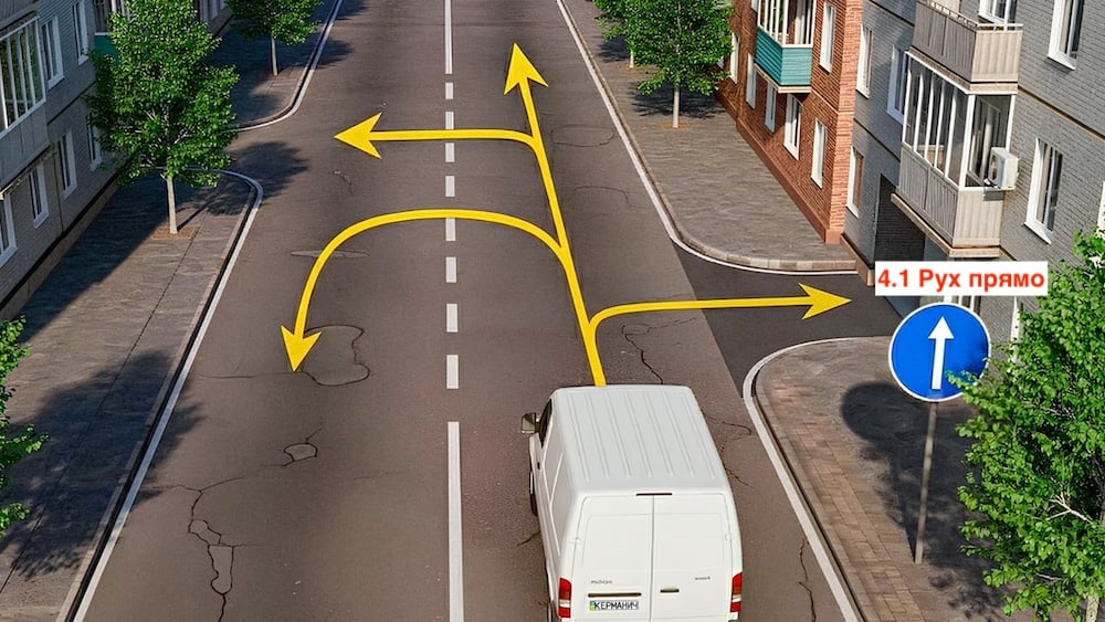 Тест з ПДР: куди має право проїхати водій?