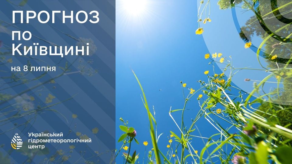 Прогноз погоды на 8 июля. Фото: Укргидрометцентр