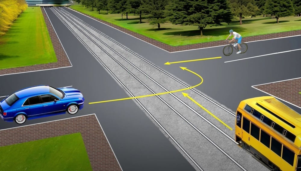 Тест з ПДР: який порядок розʼїзду на перехресті?