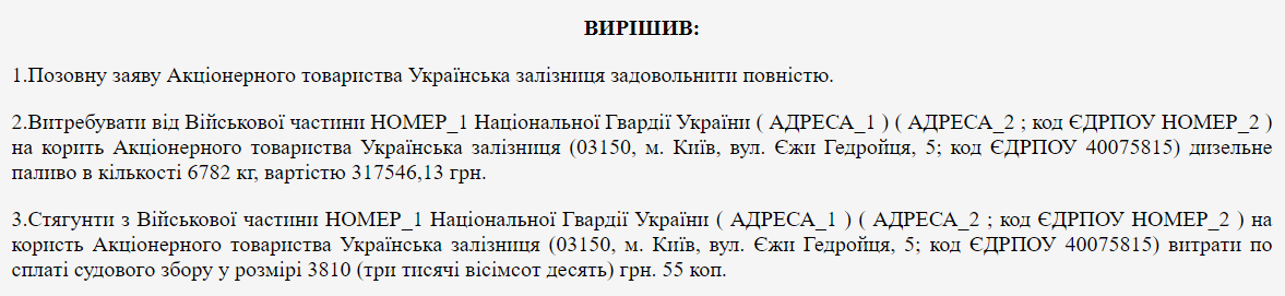Рішення суду "Одеса-Сортувальна" та Нацгвардії