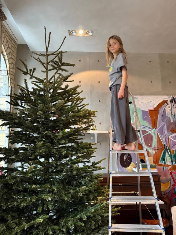 Дорофеева украсила елку