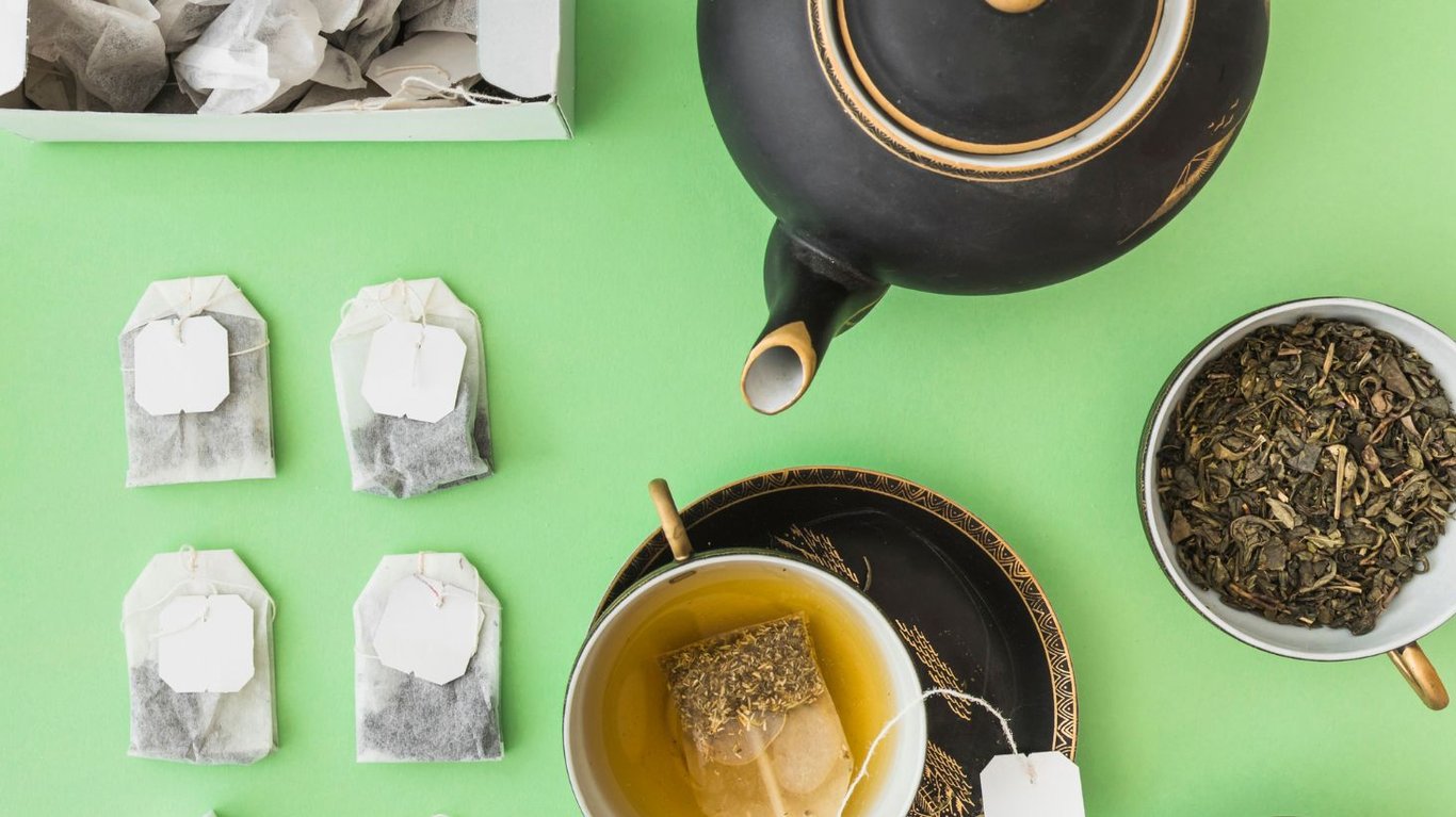 чайні пакети та чай