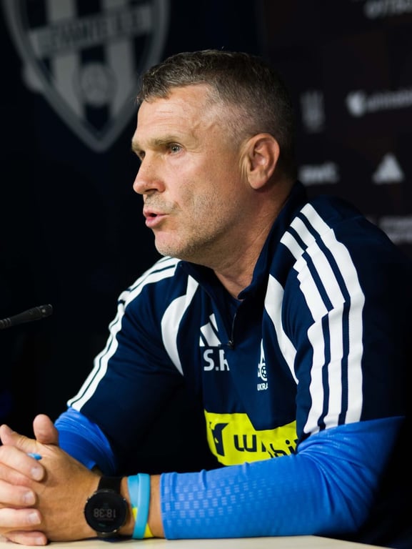 Сергей Ребров на пресс-конференции 25 марта 2026 года