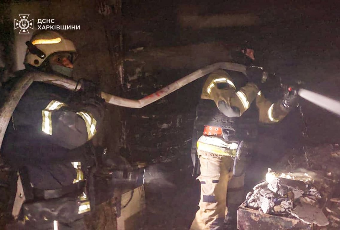 Пожежники гасять вогонь