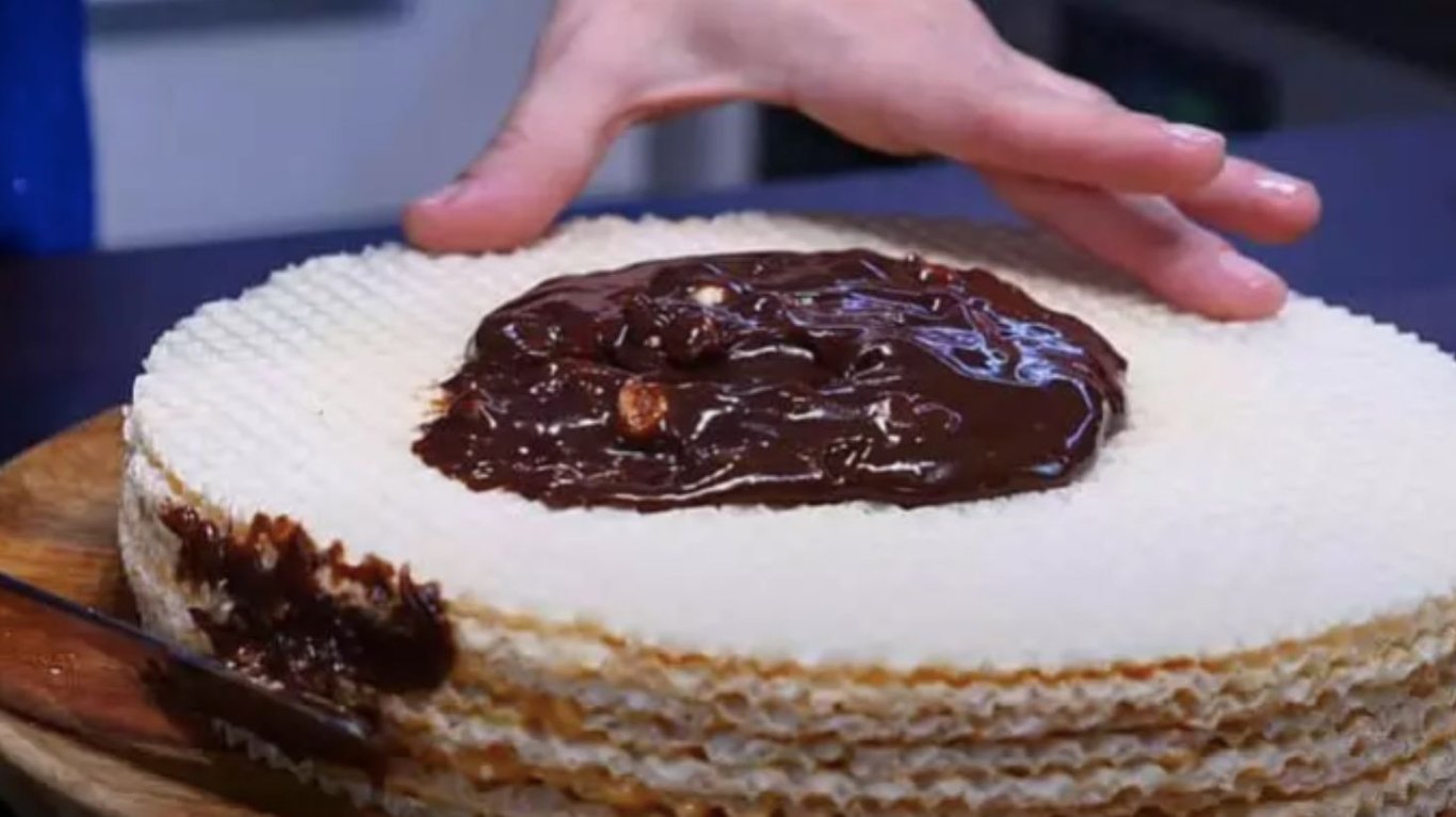 як приготувати смачний вафельний торт