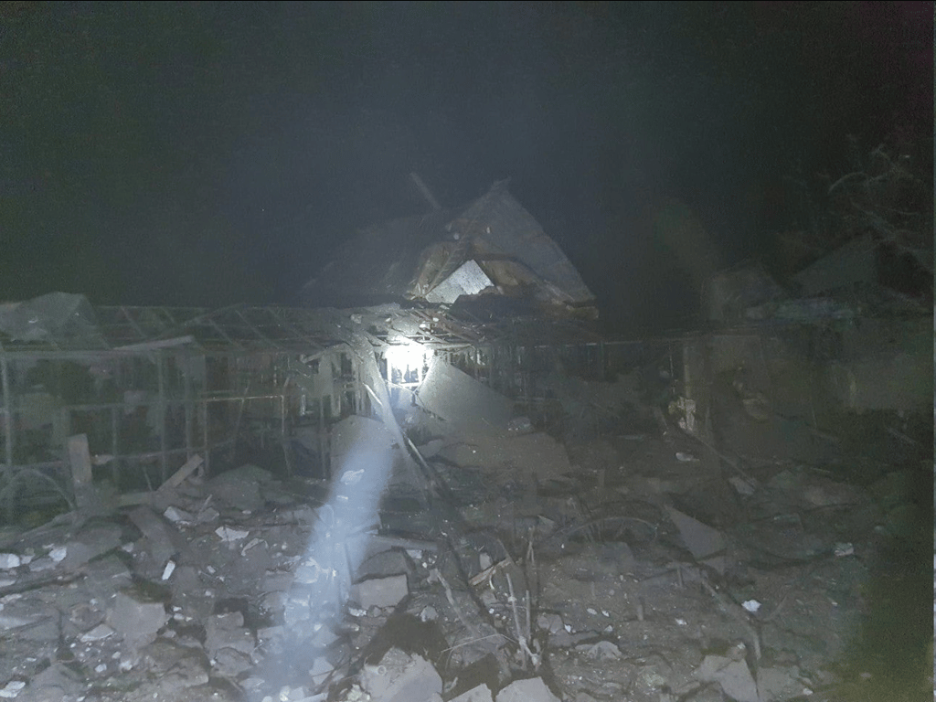 Последствия обстрела Сум в ночь на 8 сентября