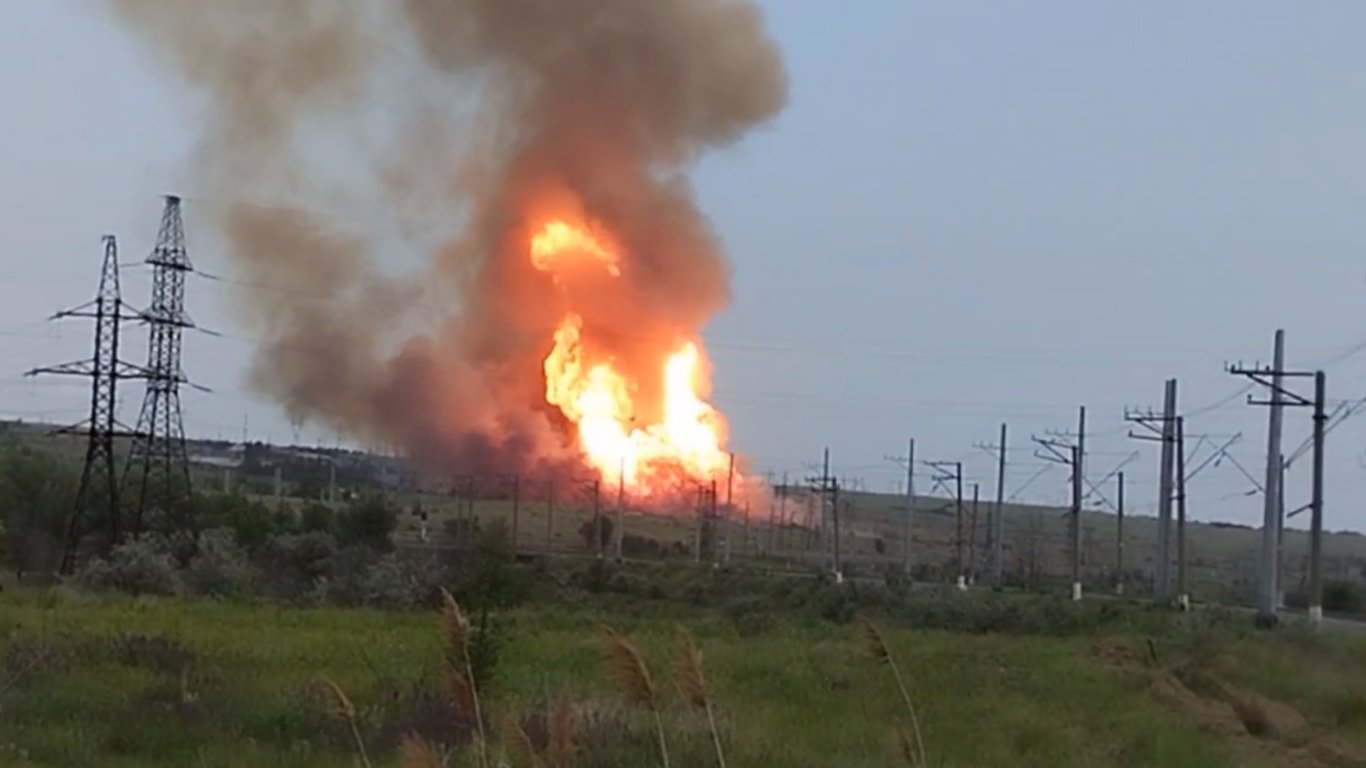 В Саратовській області горить газогін — яка причина