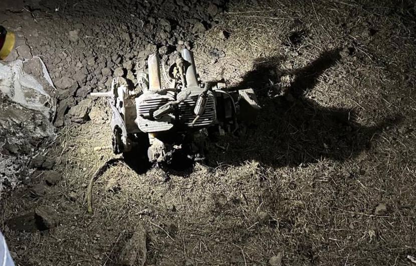 Деталь від росіського ударного дрона