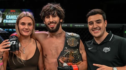 Украинец стал чемпионом лиги ММА — он еще и парень Ястремской - 285x160